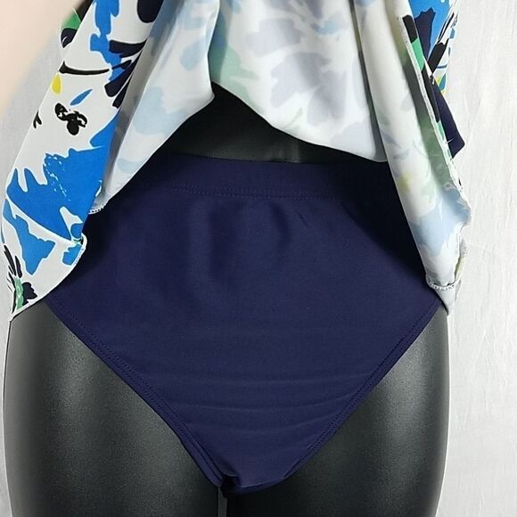 St John's Bay Floral Tankini 2 Pc Set 10/12 - Picture 3 of 6